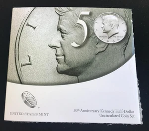 2014 KENNEDY HALF-DOLLAR 50TH ANNIVERSARY SET ~ UNC. P & D ~ U.S. MINT PACKAGING - Picture 1 of 13
