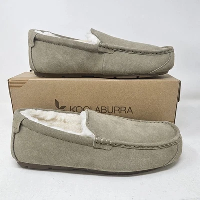 Chinelo Koolaburra By UGG Masculino 9 Tipton Slip On Shearling Forrado Moc 1105893 Dune - Imagem 1 de 4