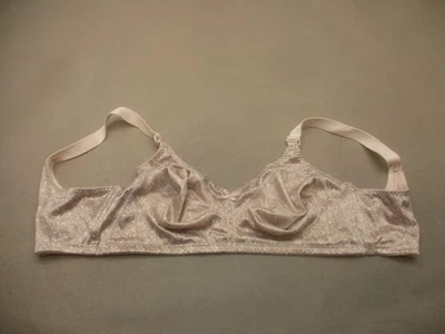 42D Bali Womens Beige Unlined Wireless Back Closure Lace Minimizer Bra 10L - Image 1 of 4
