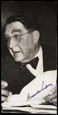 1940's Branch Rickey Signed Newspaper Photo Jackie Robinson Dodgers JSA - Image 1 of 3