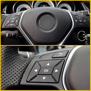 Steering Wheel Switch Button Car Interior Black Color Easy Installation - Picture 1 of 12