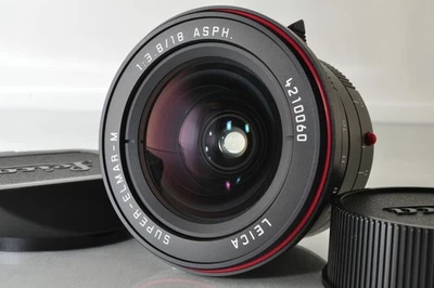 Excelente Leica Super-Elmar-M 18 mm F/3,8 ASPH. Lente 11649 negra♪♪#6088 Foto 1 de 4