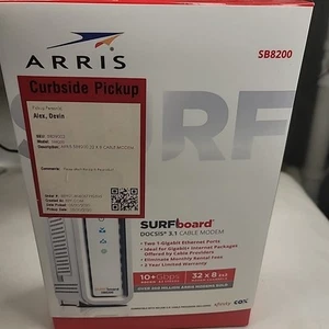 ARRIS SURFboard SB8200 DOCSIS 3.1 10 Gbps Cable Modem - Afbeelding 1 van 4