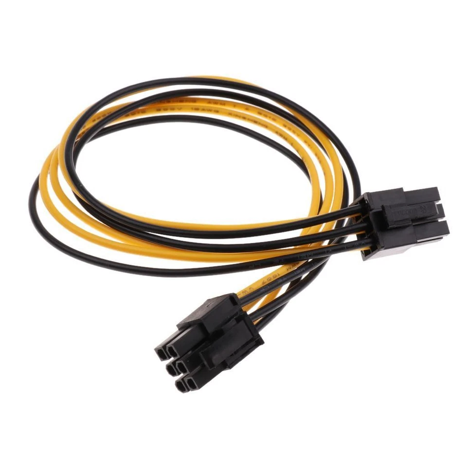 PCI Express 6 Pin Male To 6Pin Male Cable 6-Pin To 6-Pin Power Extender Wire - Bild 1 von 4