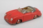 Q65T22- Distler Porsche Electro Matic 7500 Blech Modellauto Spielzeug Vintage