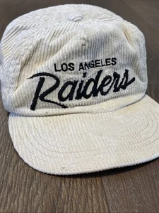 De colección Raro Años 90 L.A. Sombrero Raiders Deportes Especialidades Guión Pana El Cordón (83) - Imagen 1 de 7