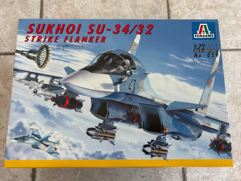 ITALERI 1/72 cod. 059 SUKHOI SU-34/32 + fotoincisioni Eduard - Immagine 1 di 1