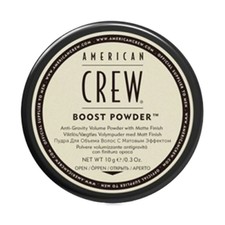 american crew boost powder 10g polvere volumizzante capelli, con finitura opaca