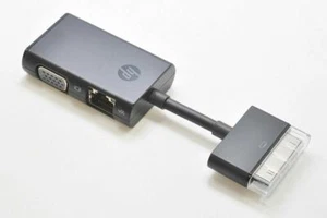 Dock Connector auf Ethernet VGA Adapter G7U78AA Konverter 762738-002 für HP G1 G2 - Bild 1 von 4
