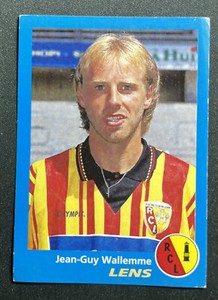 136 JEAN GUY WALLEMME LENS FOOTBALL 96 1995-1996 FOOTBALL