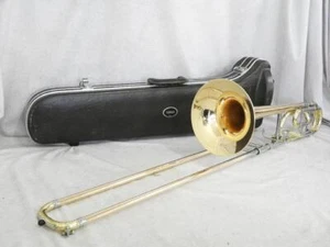 (kostenloser Versand) Yamaha YSL-8425G Posaune mit Original Koffer, Wartung abgeschlossen - Bild 1 von 8
