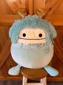 Squishmallows Holiday JOELLE 16" Squishmallow Blue Bigfoot Big Foot (8092) - Picture 1 of 9