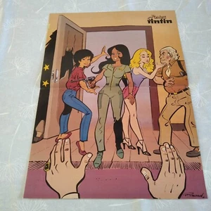 Poster BD Journal de Tintin - BRELAN DE DAMES - 29 x 41 cm - Imagen 1 de 1