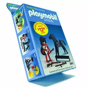 1983 Schaper Playmobil 2951 Indian Horse Figure Old Vintage NIB (2) - Picture 1 of 6