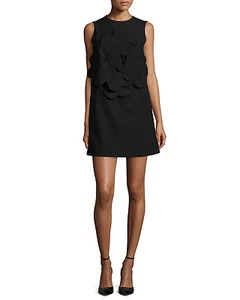 Creatures of the Wind woven tunic dress with embroidered Black Sz 8 $540 New - Picture 1 of 2