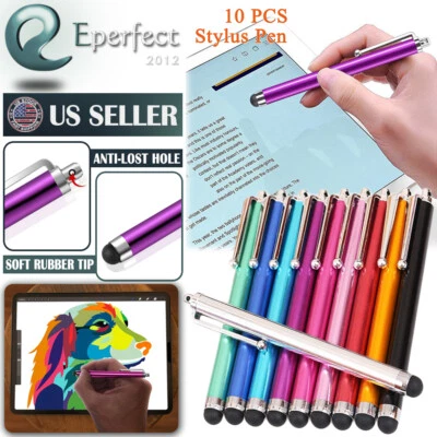 10X Metal Universal Stylus Pen Touch Screen Pen For iPhone Samsung iPad Pencil - Image 1 of 4