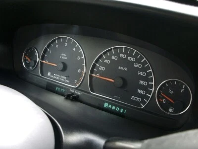 For Chrysler Voyager 95-00 Polished aluminum rings for the instrument cluster - Immagine 1 di 4