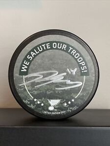 Robert Thomas Auto St. Louis Blues 14 Fund Puck - 2021 Military Limited Edition