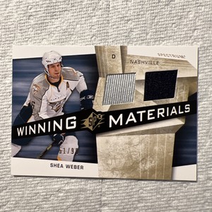 2008-09 SPX Hockey Winning Materials Spectrum Shea Weber WM-SW  /99