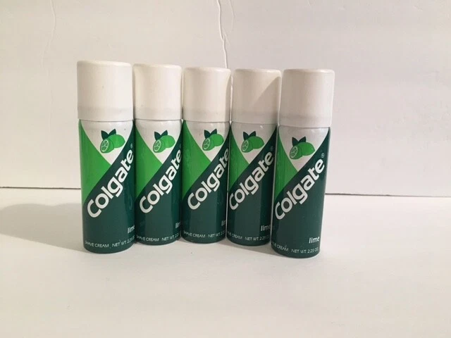 DE COLECCIÓN (5) COLGATE PALMOLIVE CO CREMA DE AFEITAR LIMA NUEVA 2,26 OZ CADA UNA DIFÍCIL DE ENCONTRAR RARA Foto 1 de 1