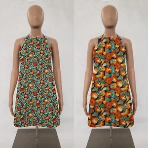 Pumpkins & Gourds Bib Apron (2 Patterns Available) - Picture 1 of 5