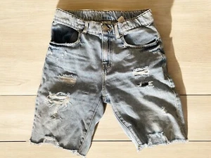 Zara Kids Skate NY Distressed Shorts Mom Shorts Y 11/12 NWOT - Picture 1 of 4