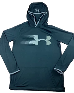 Under Armour Thread borne Size: YXLG Heat Gear Sirotech Hoodie Black - Picture 1 of 7