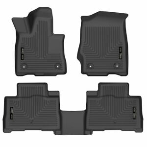Fits 20-23 Lincoln Aviator Husky Liners WeatherBeater 3pc Floor Mats Black 99331