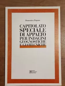 capitolato speciale di appalto, indagini geognostiche e geotecniche - Foto 1 di 1