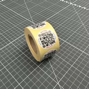 QR Code Labels. 37mm. Roll of 250 - Picture 1 of 2