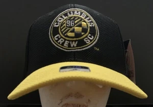 Adidas MLS Columbus Crew SC Fitted Mesh Cap Hat Sz. S/M New M845Z Yellow/Black - Picture 1 of 6