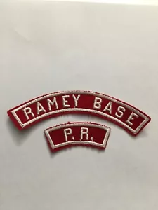 RAMEY BASE PUERTO RICO ROJO Y BLANCO TIRA 1/2 - Imagen 1 de 1
