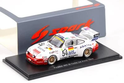 1:43 Spark Porsche 911 (993) Bi-Turbo Le Mans 1995 Kaufmann / Hane / Ligonnet - Immagine 1 di 3