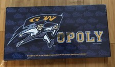GW OPOLY George Washington University Monopoly Board Game Sealed-NEW
