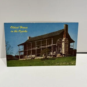 Vintage Postkarte Norfolk Arkansas altes Haus in den Ozarks unbesendet - Bild 1 von 11