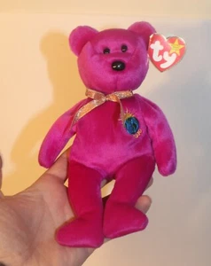 TY BEANIE BABY VERY RARE MILLENNIUM (MILLENIUM) BEAR ERRORS MISPRINT 1999 - Picture 1 of 12