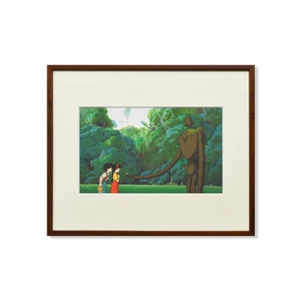 Ghibli Museum Limited ART OF GHIBLI Castle in the Sky Flower Art Frame New【PSL】 - Picture 1 of 6