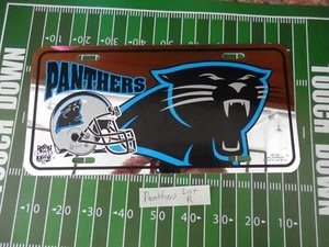 Carolina Panthers license plate vintage new vtg NFL 1996 1990's Lot R - Picture 1 of 4