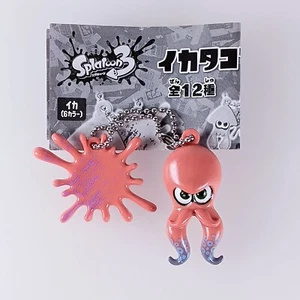 Orange Octopus, Splatoon 3 Squid Octopus Mascot Keychain, From Japan - Picture 1 of 5