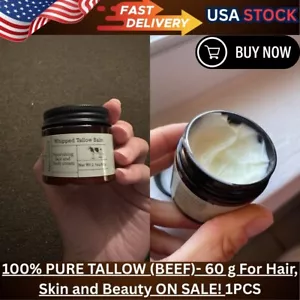 100% PURE TALLOW (BEEF)- 60g For Hair, Skin & Beauty ON SALE! | FAST SHIP USA - Picture 1 of 13
