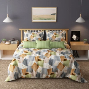 Bed Sheets 210 TC Luxury Ultra Soft Microfiber Bed Sheet With 2 Pillow Case Set - Picture 1 of 3
