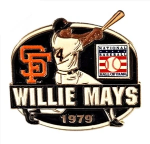 WILLIE MAYS SAN FRANCISCO GIANTS HALL OF FAME INDUCTION 1979 LAPEL PIN - Picture 1 of 1