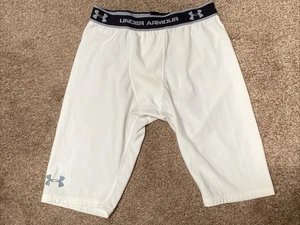 Under Armour Kompressionsshorts Herren weiß gebraucht - Bild 1 von 3