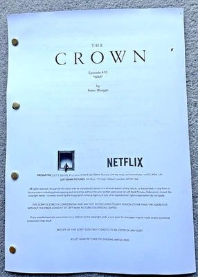 The Crown Series 4, Episode 10 Script. Princess Diana, Margaret Thatcher. - Image 1 of 2