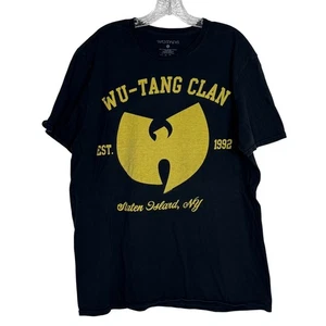 Wu-Tang Clan T-Shirt XL schwarz gelb Staten Island NY Hip Hop Rap - Bild 1 von 4