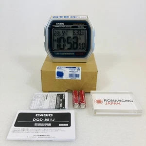 NEW CASIO WAVE CEPTOR A158WA electric wave alarm clock DQD-851J-8JF Japan - Picture 1 of 23