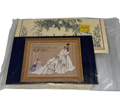 The Wedding ~ Counted Cross Stitch Chart Lavender & Lace L&L 19 Told in a Garden - Image 1 of 4