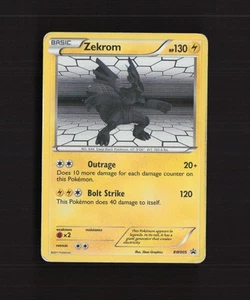 Tarjeta Pokémon Zekrom BW005 Black & White Black Star Promo DMG - Imagen 1 de 10