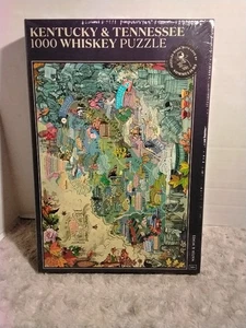 Wasser und Weine Kentucky & Tennessee Whiskey 1000 Stück Puzzle-NEU VERSIEGELT - Bild 1 von 9