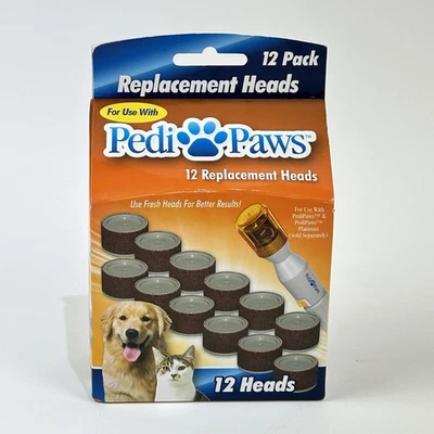 PediPaws Nail Grinder Replacement - 12 Heads - NEW & Sealed - Image 1 of 4